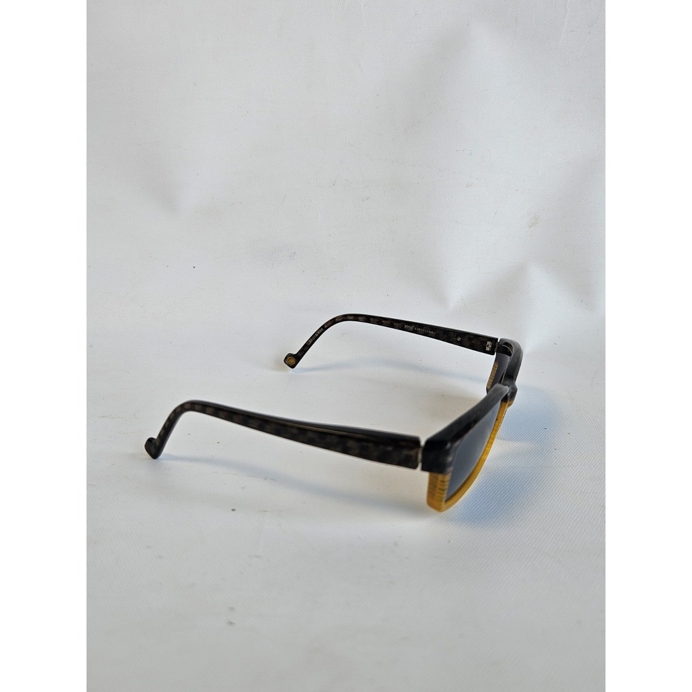 Etnia Barcelona Casablanca Eyeglass Frames 56-15-135 Brown Yellow Rectangle